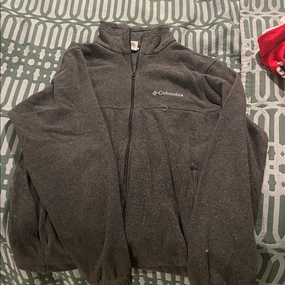 Columbia Charcoal Full-Zip Jacket
